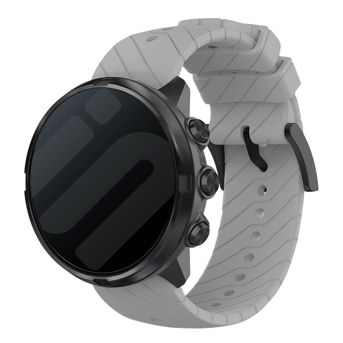 Bracelet silicone Suunto 9 (Baro) (gris)