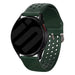 Bracelet silicone respirant Samsung Galaxy Watch 6 Classic 43mm (vert armée)