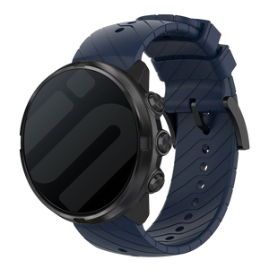 Bracelet silicone Suunto 9 (Baro) (bleu foncé)