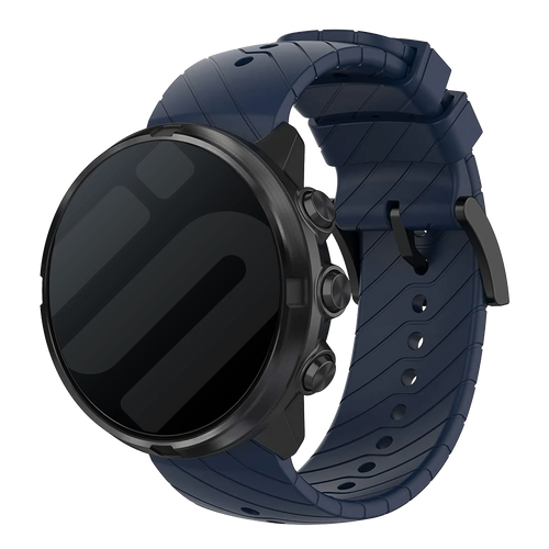 Bracelet silicone Suunto 9 (Baro) (bleu foncé)