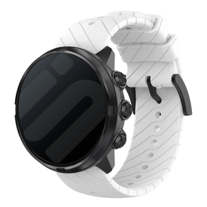 Bracelet silicone Suunto 9 (Baro) (blanc)