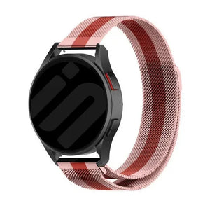 Bracelet milanais Coros Pace 2 (rose/rouge)