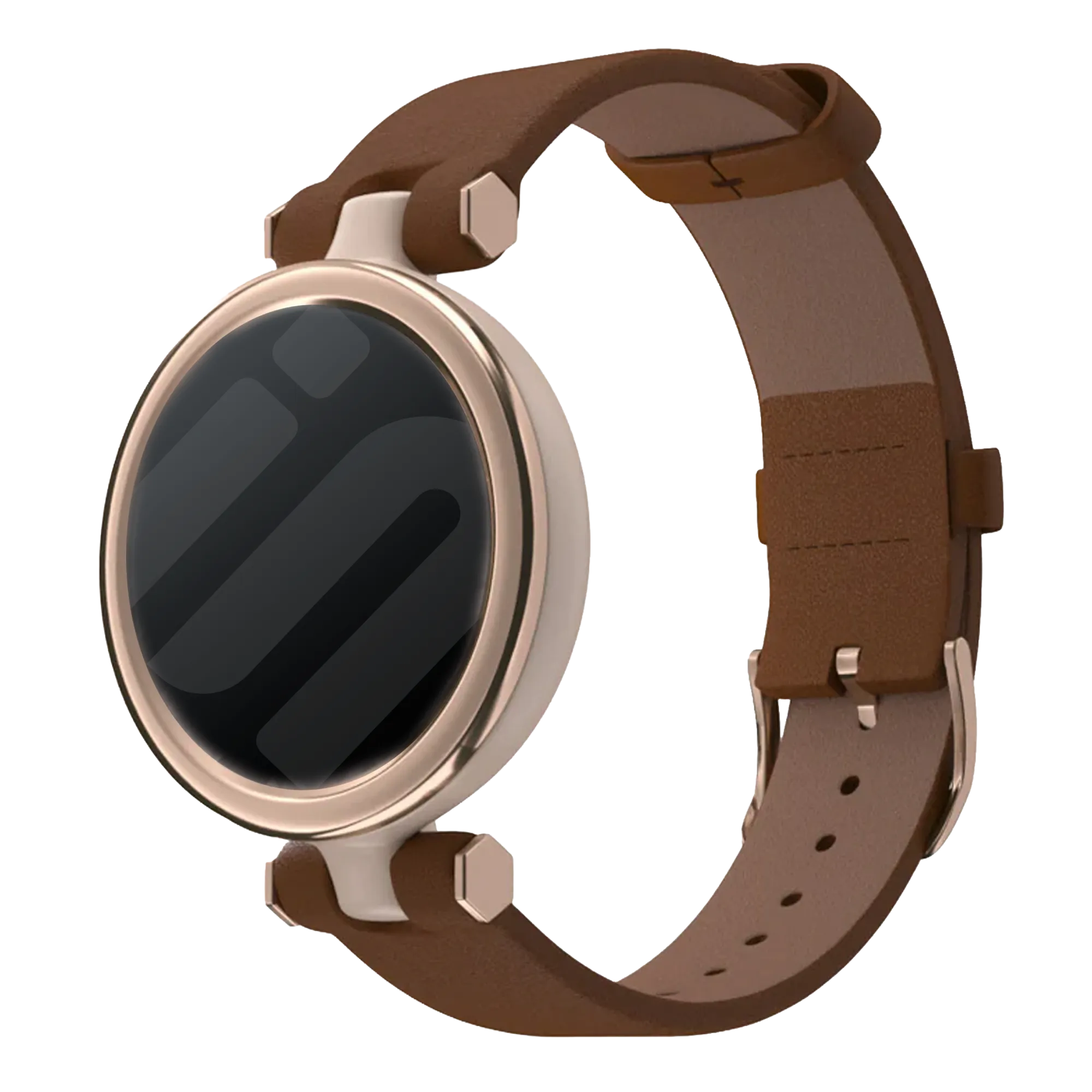 Bracelet cuir Garmin Lily (marron)