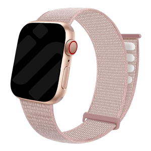 Bracelet Apple Watch nylon (rose clair)