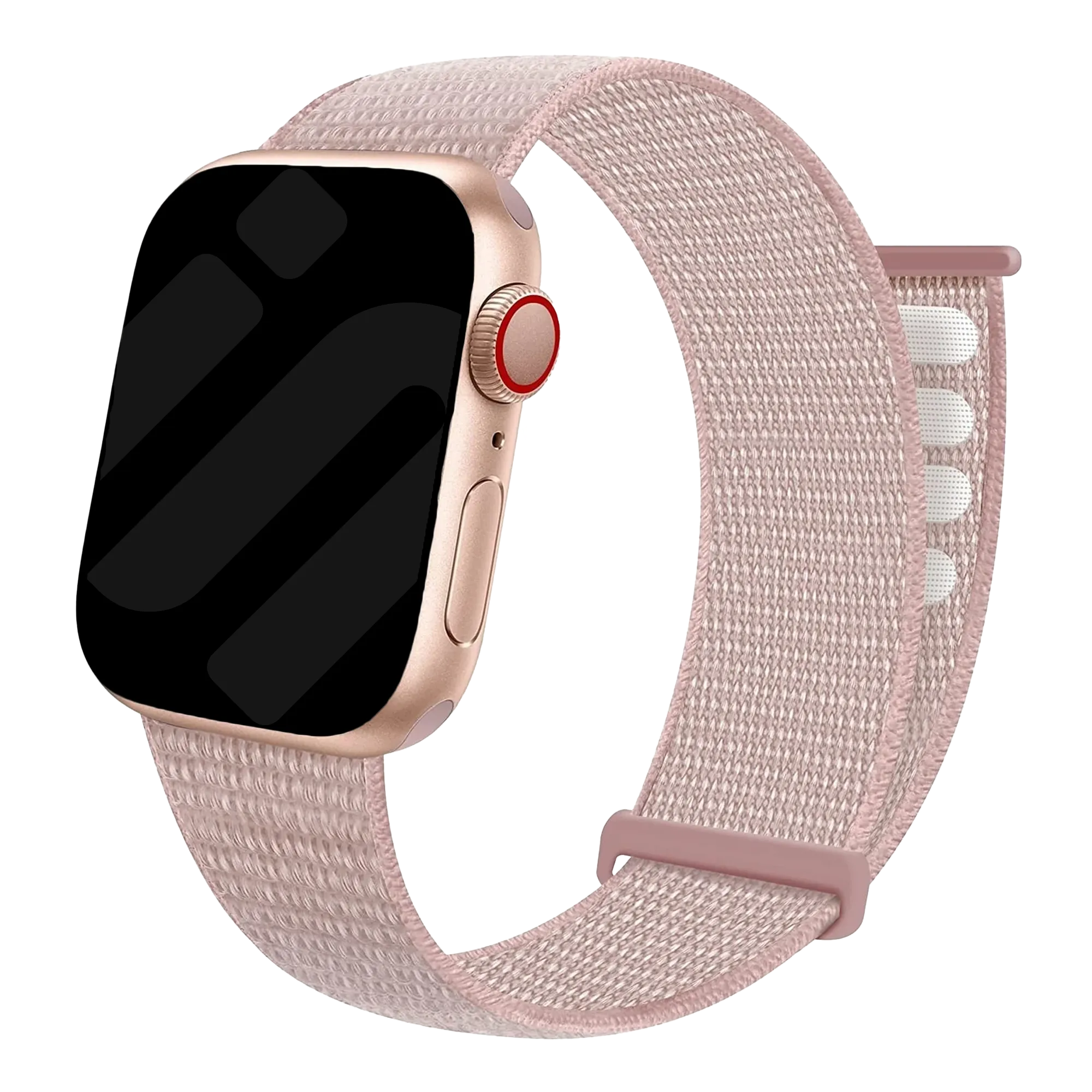 Bracelet Apple Watch nylon (rose clair)