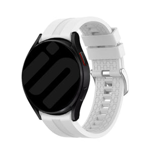 Bracelet silicone 'Extreme' OnePlus Watch 3 - 46mm (blanc)