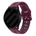 Bracelet de silicone avec relief Amazfit GTS 4 (bordeaux)