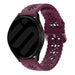 Bracelet de silicone avec relief Amazfit Active (bordeaux)