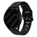 Samsung Galaxy Watch 6 Classic 43mm Patterned Silicone Strap (Black)