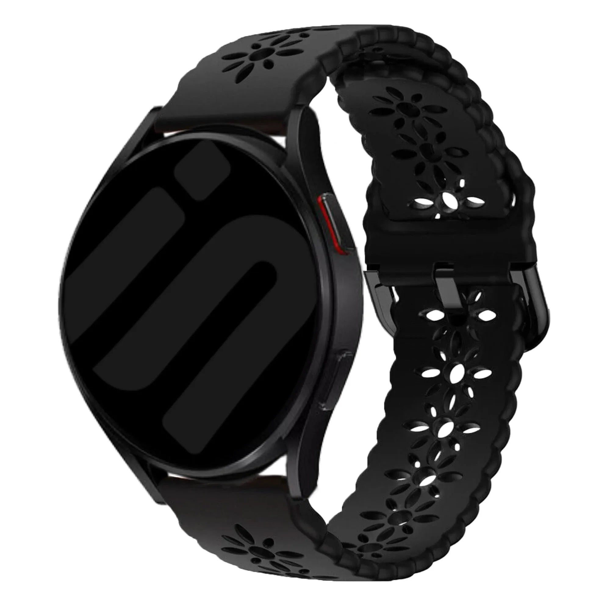 Amazfit Active Patterned Silicone Strap (Black)