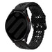 Bracelet de silicone avec relief Amazfit Active (noir)
