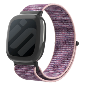 Bracelet nylon Fitbit Versa 4 (rose/violet)