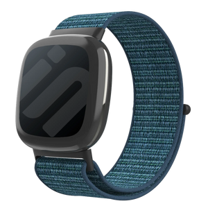 Bracelet nylon Fitbit Sense 2 (bleu)