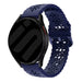 Bracelet de silicone avec relief Amazfit Bip 3 (Pro) (bleu foncé)