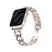 Bracelet chaîne acier Apple Watch (lumiére stellaire)