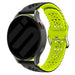 Bracelet silicone avec motif Samsung Galaxy Watch 6 44mm (noir/vert)
