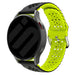 Bracelet silicone avec motif Polar Pacer (noir/vert)