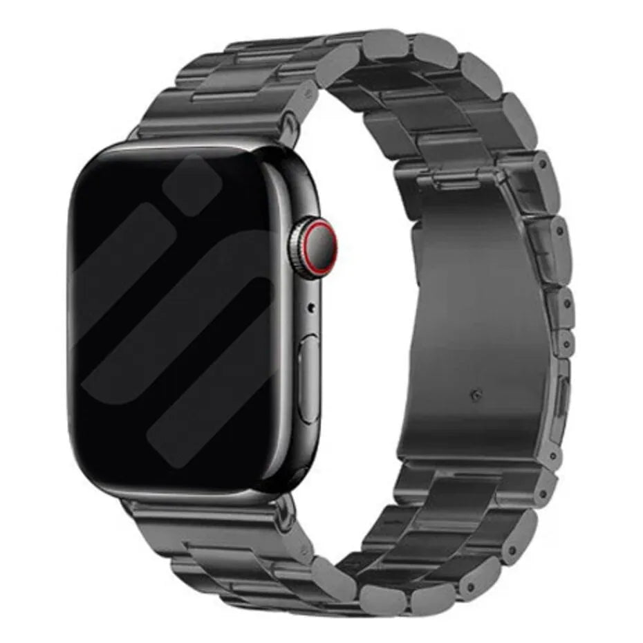 Bracelet acier Apple Watch (gris foncé)