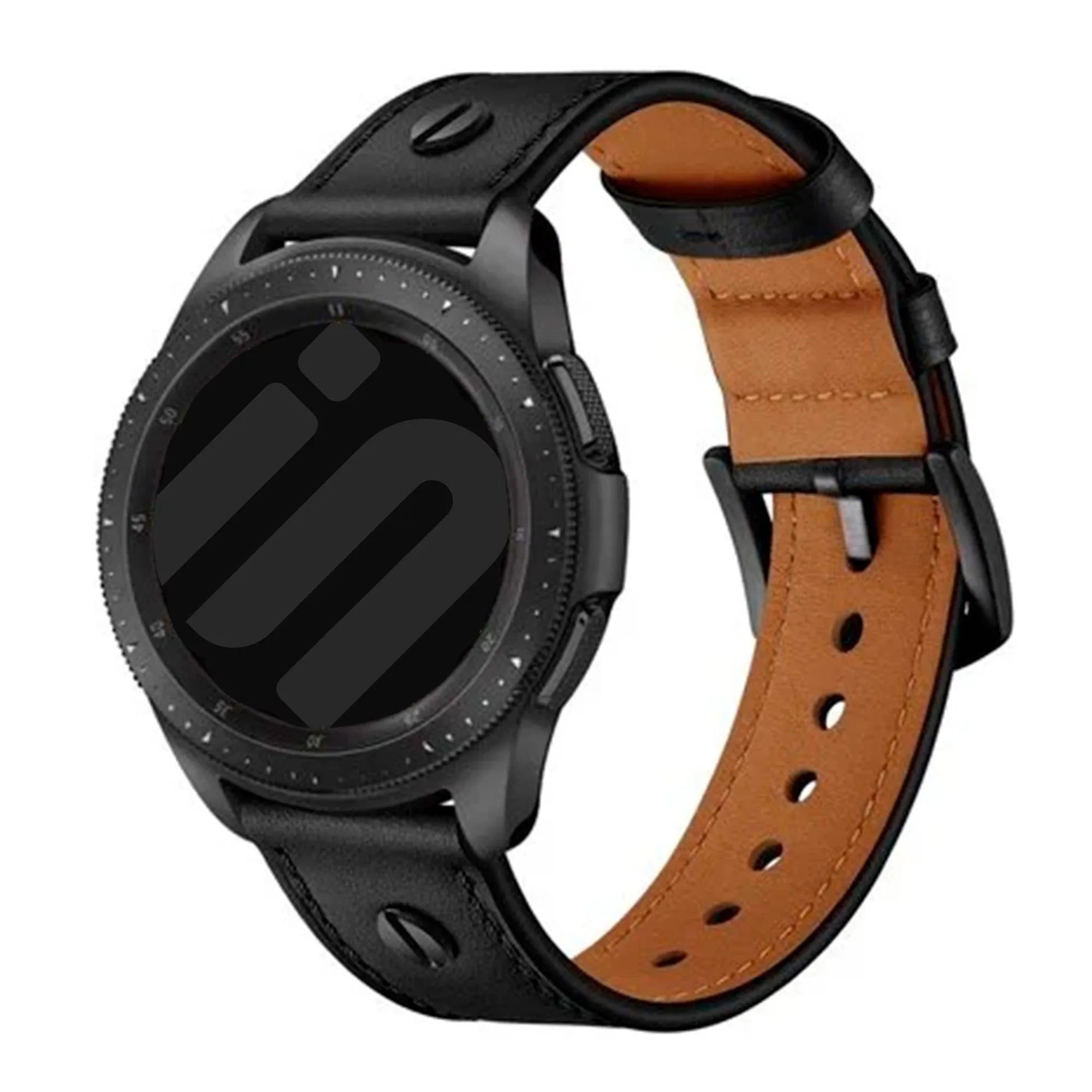 Bracelet cuir avec vis Suunto Race (S) (noir)
