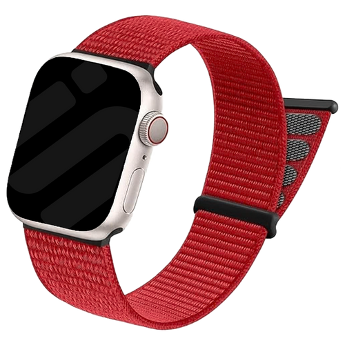 Bracelet nylon Apple Watch Ultra (rouge)