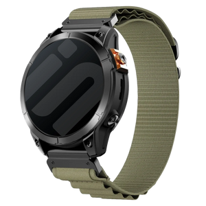 Bracelet Alpine Garmin Approach S70 - 47mm (vert olive)