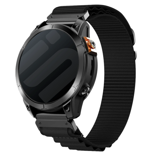 Bracelet Alpine Garmin Approach S70 - 47mm (noir)