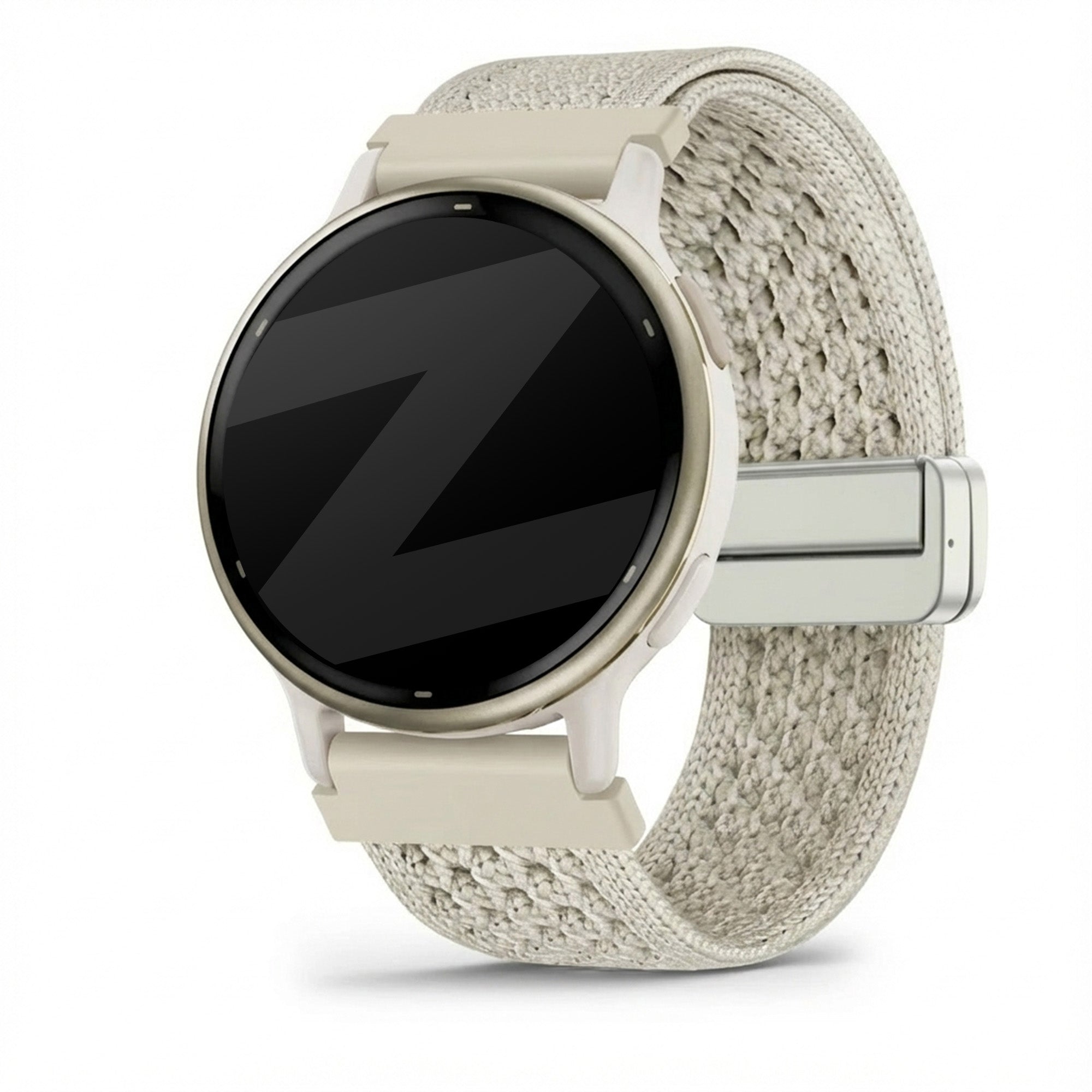 Bandz Bracelet nylon Vintage Garmin Vivoactive 5 (lumière stellaire)