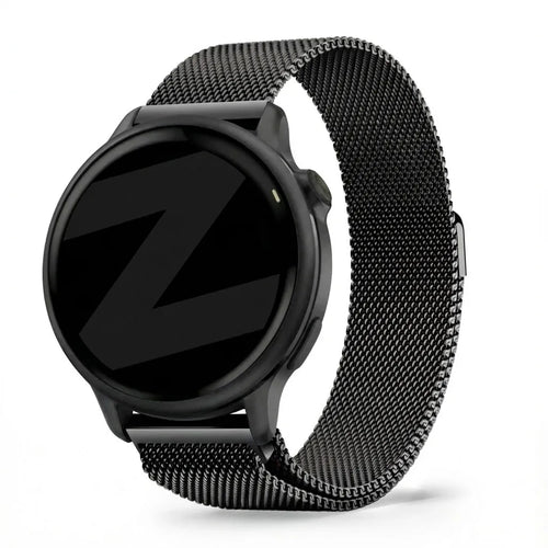 Bandz Bracelet milanais loop Garmin Vivoactive 6 (noir)