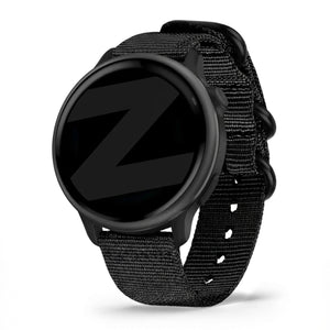 Bandz Bracelet nylon avec boucle Garmin Vivoactive 6 (noir)