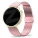 Bandz Bracelet acier réglable Garmin Vivoactive 6 (rose)