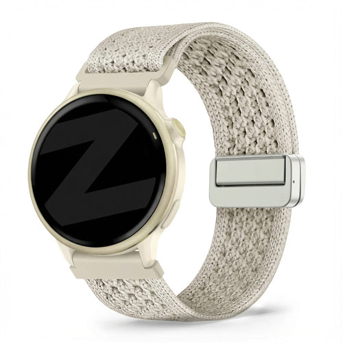 Bandz Bracelet nylon Vintage Garmin Vivoactive 6 (lumière stellaire)