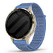 Bracelet nylon Garmin Venu 3s (bleu)