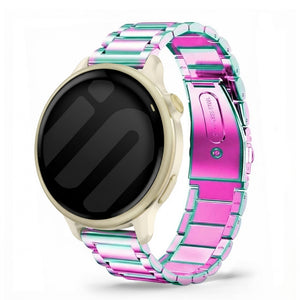 Bracelet acier Garmin Vivoactive 6 (nacré)