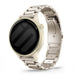 Bracelet acier Garmin Vivoactive 6 (lumière stellaire)