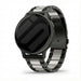 Bracelet acier Garmin Vivoactive 5 (noir/argent)