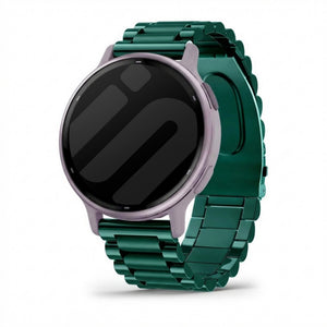 Bracelet acier Garmin Vivoactive 5 (vert)