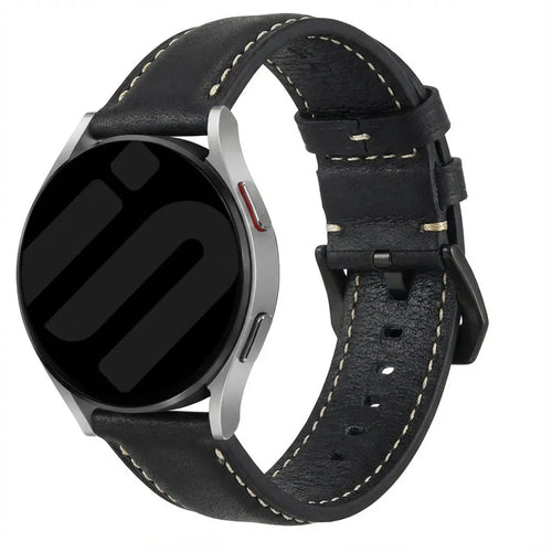 Bracelet cuir Stahlgear Zeus (noir)