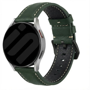 Bracelet cuir Garmin Venu X1 (vert)