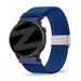 Bandz Bracelet nylon tressé Garmin Vivoactive 6 (bleu)