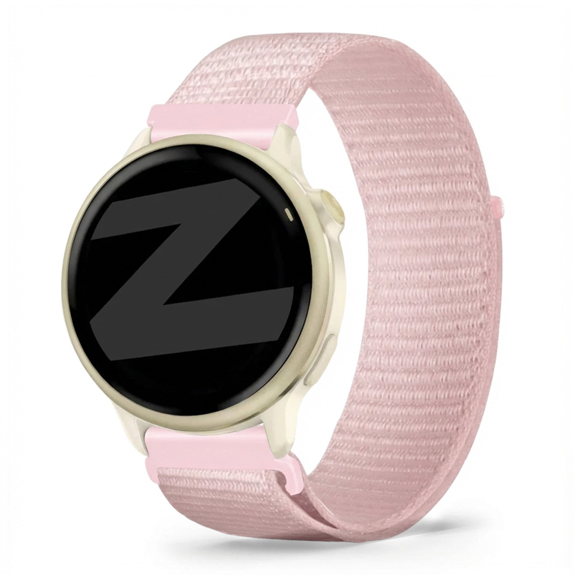 Bandz Bracelet nylon Loop Garmin Vivoactive 6 (rose clair)