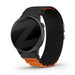 Bandz Bracelet nylon Alpine Garmin Vivoactive 6 (noir/orange)