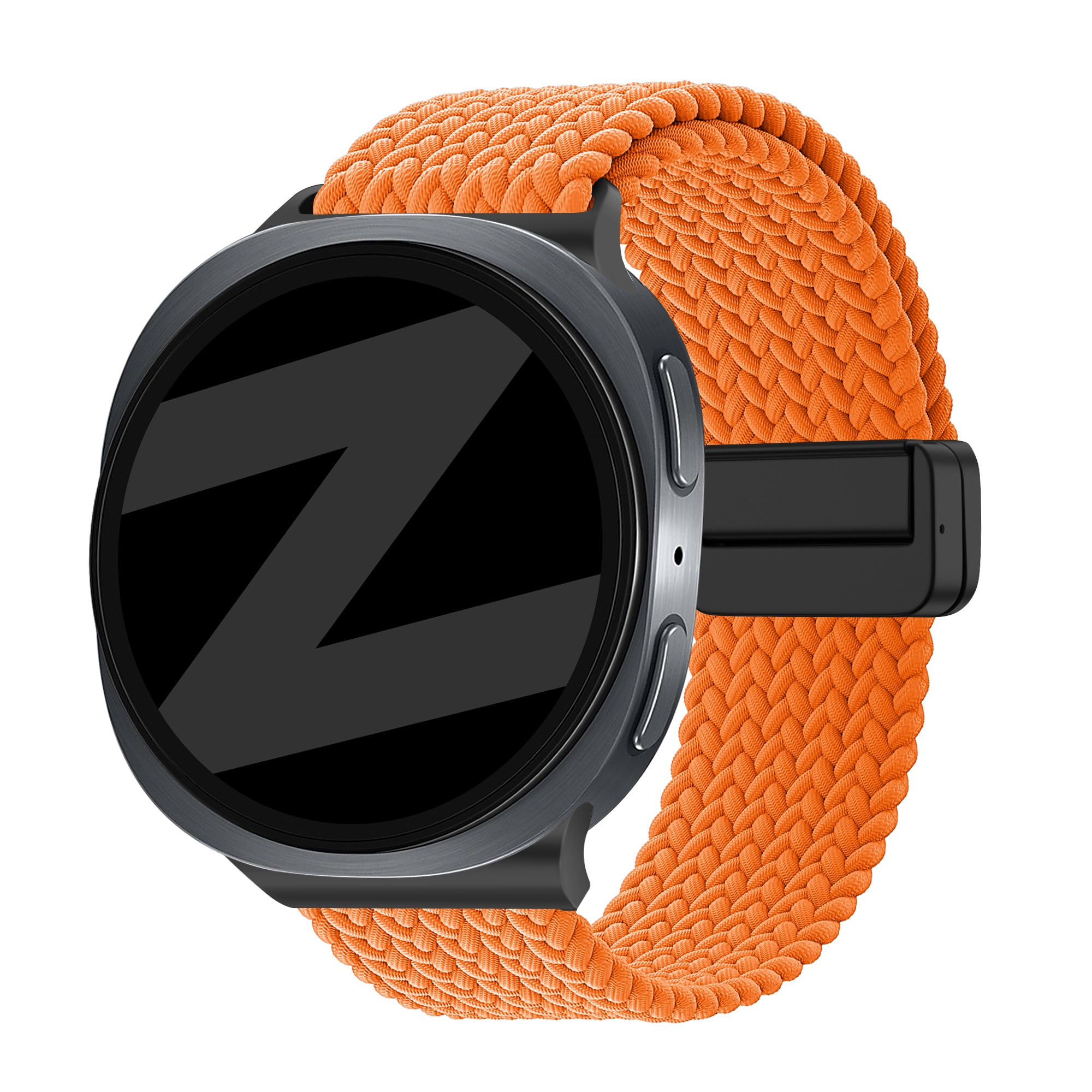 Bandz Bracelet tissé magnétique Samsung Galaxy Watch 8 - 40mm (orange)