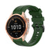 Bracelet silicone Garmin Fenix 7s (vert armée)
