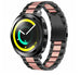 Bracelet acier Samsung Gear Sport (noir/rose)