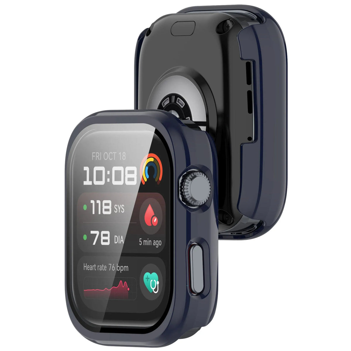 Coque rigide avec verre Huawei Watch D2 (bleu)