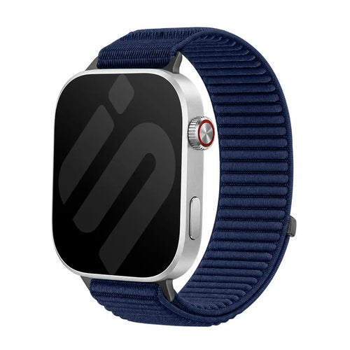 Bracelet nylon ondulé Xiaomi Smart Band 8 Pro (bleu foncé)