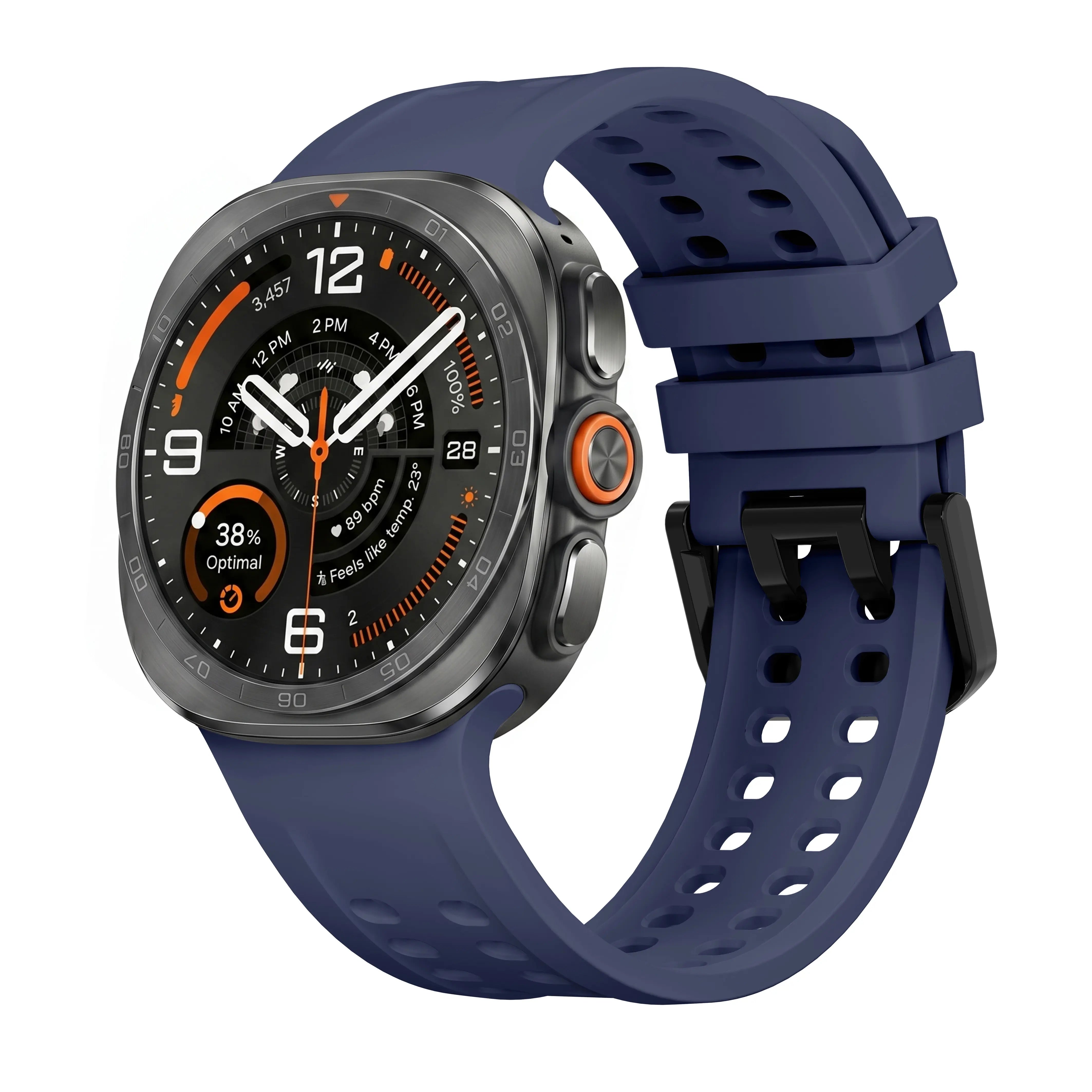Bracelet silicone Samsung Galaxy Watch Ultra (bleu foncé)