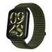 Bracelet nylon ondulé Xiaomi Smart Band 8 Pro (vert foncé)