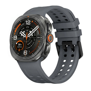 Bracelet silicone Samsung Galaxy Watch Ultra 2 (gris foncé)