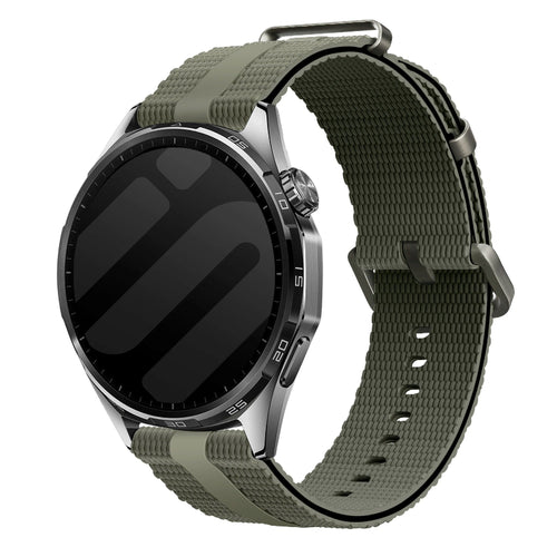 Bracelet active silicone Polar Pacer (vert militaire)